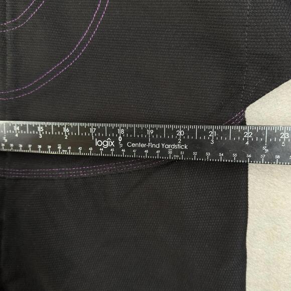 War Tribe jiujitsu w2 WOMEN’s Artistic Liquid Black Gi Top only - Picture 6 of 9